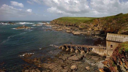 The view from Polpeor Cove at Lizard Point, Cornwall